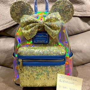 Minnie Mouse EARidescent Loungefly Mini Backpack